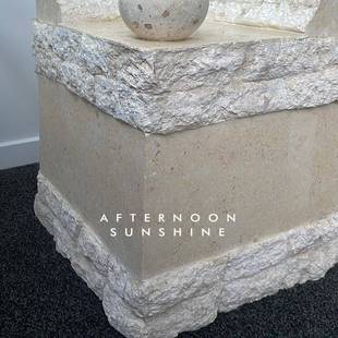 饰式艺术造型天然黄黄洞石客厅装茶几梳813台床头柜玄款关原妆石