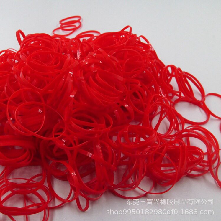 红黄蓝耐高温防老化透明橡皮筋