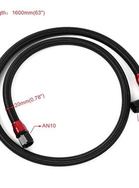 汽车油管改装组配HKB件黑色编织16.米1.4米AN10管接头合油套装