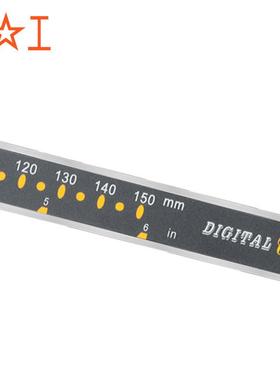 上海上尺BVY工高精度电子数显游标卡不锈钢尺0卡-150-2000.01