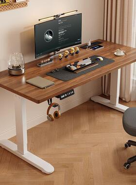 电动升降桌智能电脑桌见详情实可降书桌工作木台电竞升桌办公桌学