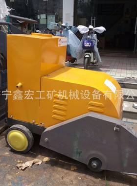 铜线电动水泥切割马路机切割机路HLQ8混82786凝土切1缝机