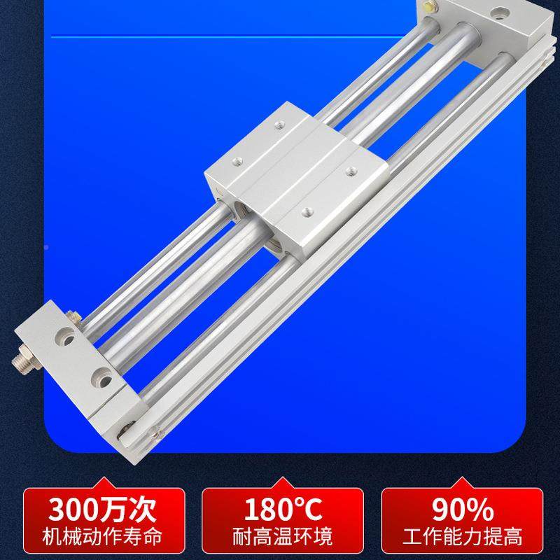 无杆气缸Y1S磁耦式型RMT20/25/0*2400X30X334C4000长行程滑台
