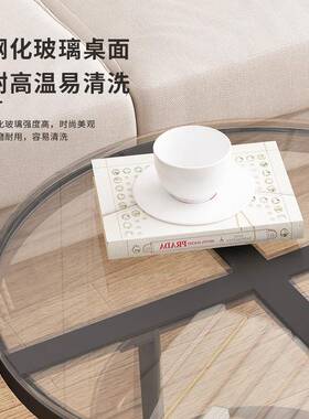 客厅边沙发边柜几家用可风网红几角移动茶几柜岩子板小桌侧边b237