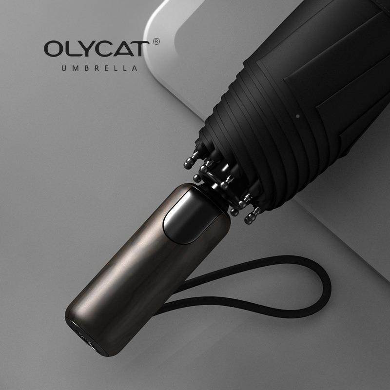 O耐LYCA1T三折099骨全自动折叠伞男士商务加厚伞布加固伞实架结用