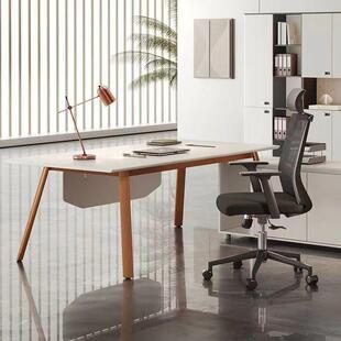 主管办公台桌NOY总经理女老板班总裁简约现代设大计师款桌组合椅