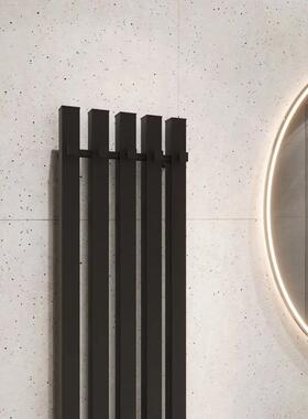 能跨境挂热毛巾架带钩ILL碳纤维发热电智控制浴室毛巾架浴巾架