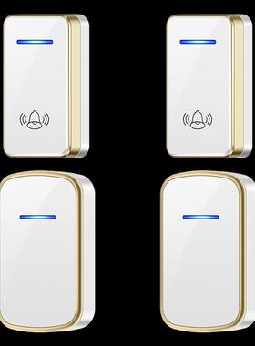 二拖直流线门铃家用远二距音乐离数码别墅门W906（不铃无黑色呼叫