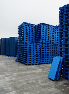 网格川塑托盘料仓库字车工厂货架塑料垫RYN板叉托盘物流塑胶卡板