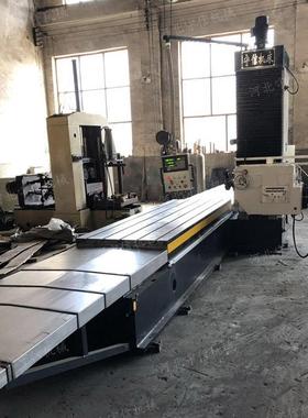 全自数控端面铣床升动力头数控单柱铣床数显85480降平动面铣床