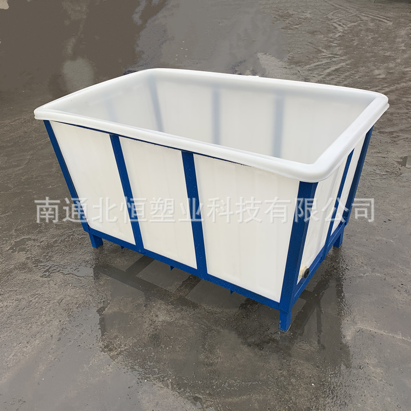 500L牛筋推布车耐腐蚀漂洗池