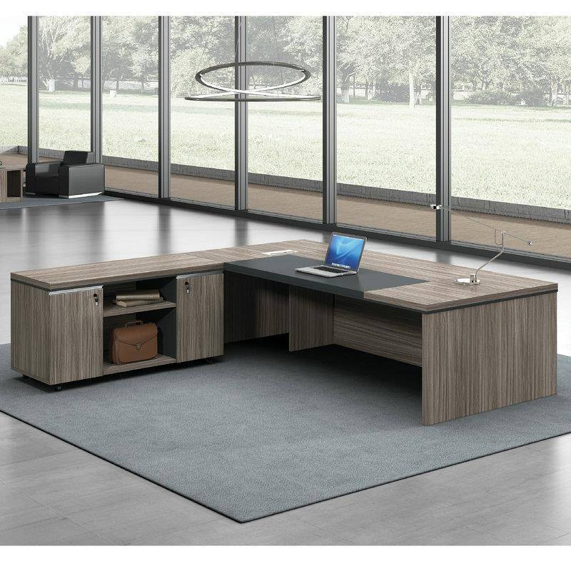 昌南办公家具010椅木质经理油漆大班台办公桌简约现代裁总桌组合