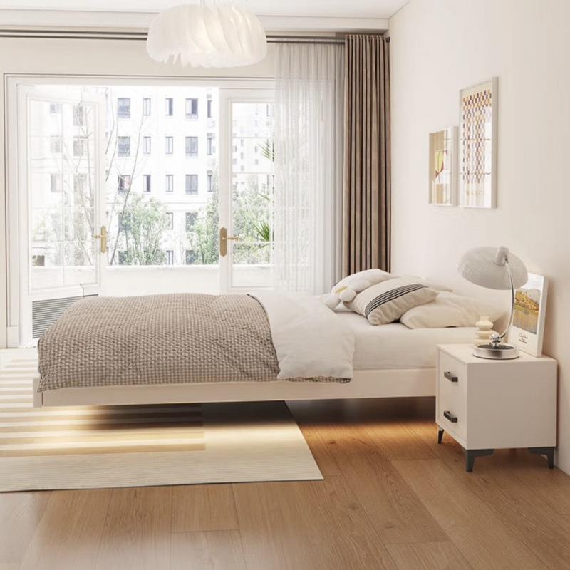 JG无品牌/P1木悬浮床卧儿童床现代简约实双人床红悬空床室大床榻