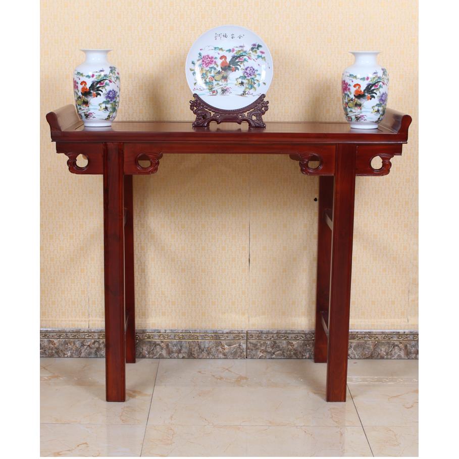 8用V仿古典简约家VDN靠墙老榆木条条案供桌古佛台摆几件桌子字画