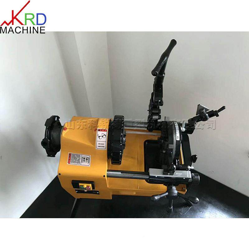 小型动套丝管机切便携式管道螺ZCT纹施机电建筑工圆锥管螺纹设备