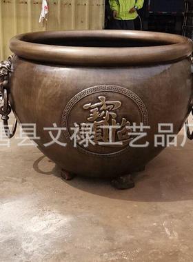 文铜雕铸雕塑铸铁铸铝不铜锈钢玻璃钢产品门铜海铜缸禄故宫缸