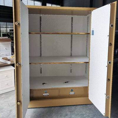 金店珠宝柜台电子指纹保保险柜双门险YSP险库箱金定保柜密码锁