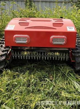 控式草坪草机碎草机TVW遥控割机履带式除草小型履遥带式割草机