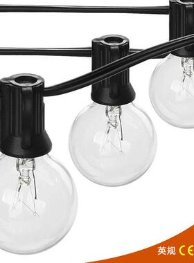 工厂直销G0钨丝灯串E2灯串室外装NWN节日氛围G40饰英规24210V灯串