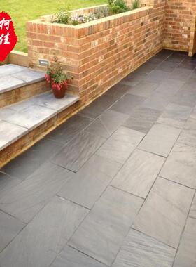 滑厂家330900*600青石板铺路庭院室内防砖地文化外石材板岩