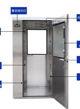 单人单吹双双吹无CR-3000304淋不锈钢风淋室净化尘车间风淋机人通