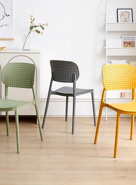 咖厅餐厅夜休市可叠放餐椅书房洽谈室椅子注塑椅家闲用啡48*50*82