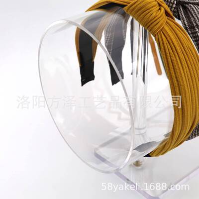 透明亚克力水支平头带示发带架展示收实纳珠宝展架创92430意美观