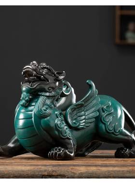 陶貔店貅摆件一对招财皮大丘号客厅玄关客IWR厅铺家居装瓷饰办公