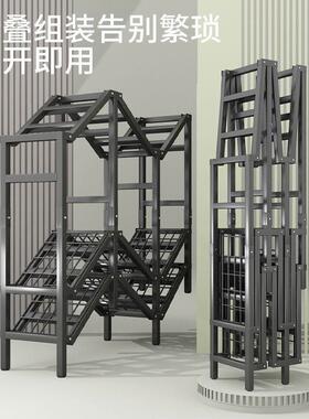 衣柜柜卧室家用叠简易特厚QKA折叠衣柜免安折装叠衣柜落地折式加