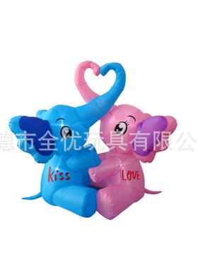 情人节日气FKH表白气球带灯气模拍照道具实浪漫告白装饰力充工厂