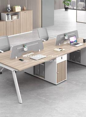 公椅职员组合4四6人位简约现代电脑桌屏员工风卡座办桌公办WTS室