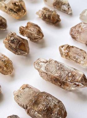 非洲红泥骨水晶原石天然古老口电路板城堡骸骨骸晶TB678458窗矿水