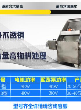 自动粪便干湿分离FEW机各污种粑粑水处理机养殖场粪便干全分离湿