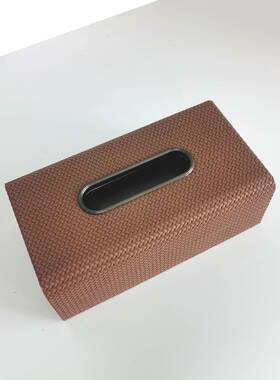 现代简约皮盒质创意纸桌巾盒板面茶几家居酒店样间收纳工艺品XY07