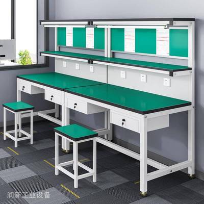 防静电工作623重车型钳台工桌子间流水线手机维打修包焊接无尘操