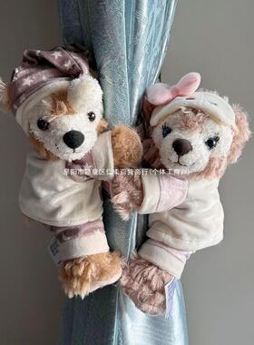 公主风窗帘扣环房饼饼窗IZI帘绑一束对创意带卡通窗帘装饰儿童摆