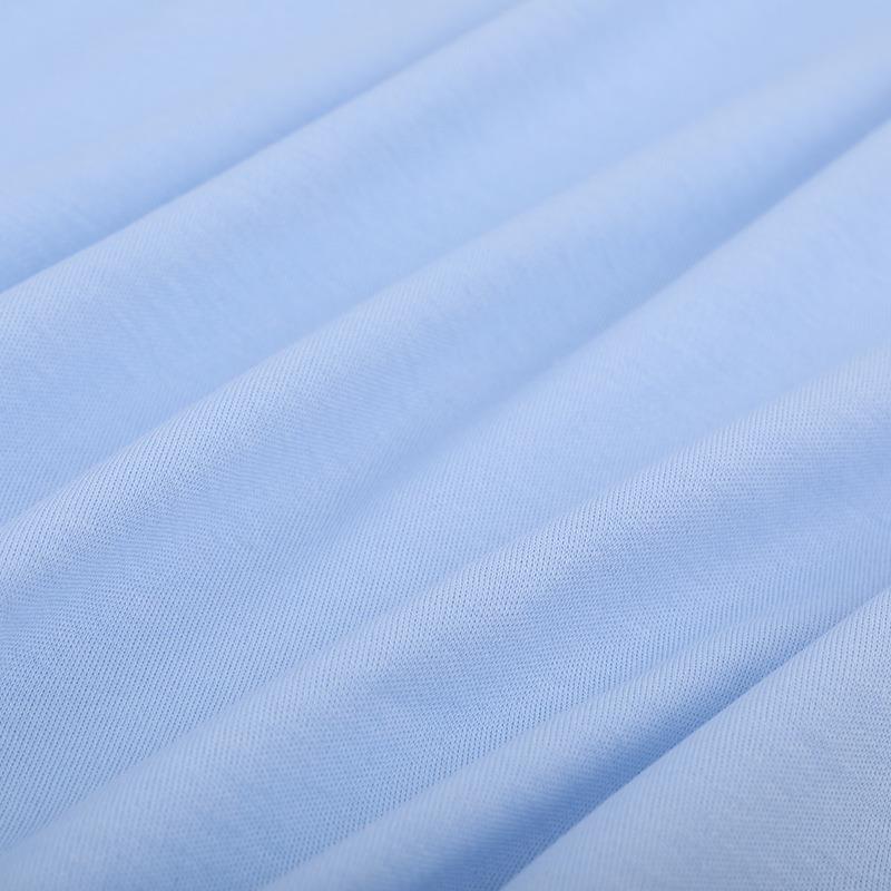 50支液氨棉双面18EVL0精心全棉抗皱汗布g潮牌背休闲服布梳料