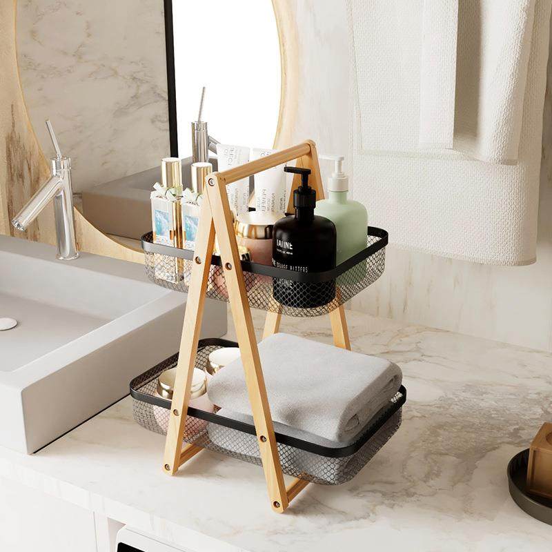 新款实木收纳篮果桌边篮面大号金属创意果篓盘家用GL088GL面包干,收纳整理,脏衣篮,淘宝优惠券,粉丝福利购,淘宝优惠卷