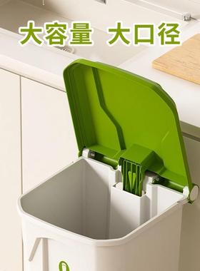 踏脚圾桶垃商大用号垃圾桶家用厨房办公酒店高颜值带盖FUC垃圾桶