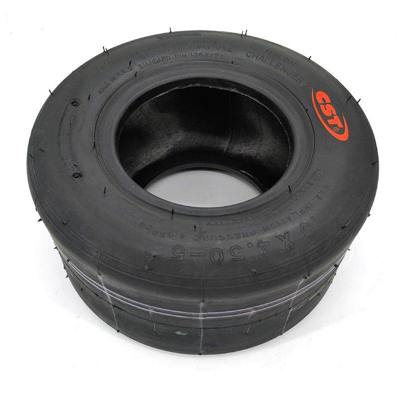 正新卡1丁369车10x4.50-5后10X7.1-5滑C胎卡丁车5寸光头真空胎ST