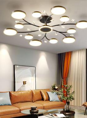 客厅吊10731灯简约现代北欧轻奢223年新款客大厅气主0灯具组合全