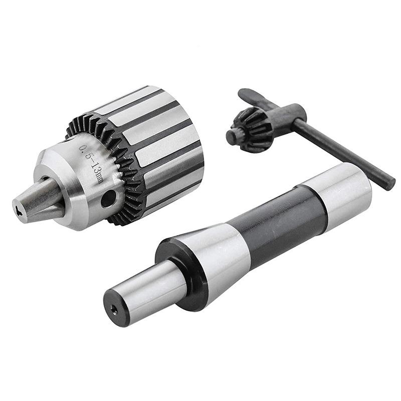 R8柄接杆配扳手钻夹头1-1B316mB1mPNR618JT6JT33英制螺纹7/16