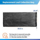 材削片机替换网树叶切碎机屑收袋集袋通用2FS 241114 48in木碎叶