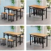 不餐锈钢食堂餐桌椅人6人学校工4厂员工方形CRC餐长桌椅桌商用餐