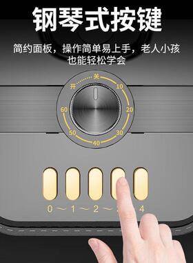 电风台式家用静音12宿寸舍节36351能扇风16寸大台扇摇头定时大扇