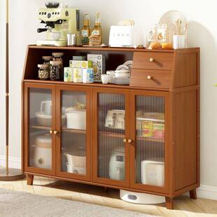 餐边柜咖啡机厨房窄边储物柜置物客厅茶水柜子沙发收纳水吧台一体