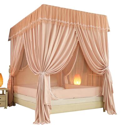 5Z底V7V5Z7A类遮光防RQT尘蚊帐全三开门双儿童层防摔宝宝防掉床