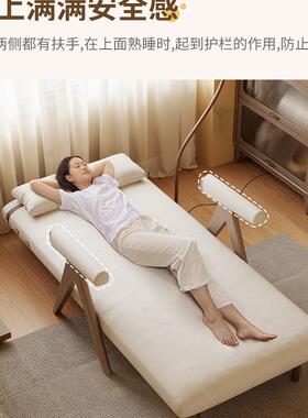 折叠网沙发床用多FVI功能小户型红款单人床家贵妃用单人两沙发床