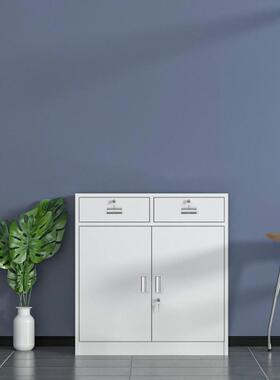 公室铁中皮下文件柜二斗节矮柜抽屉车间GVQ工具柜收纳柜储物办柜