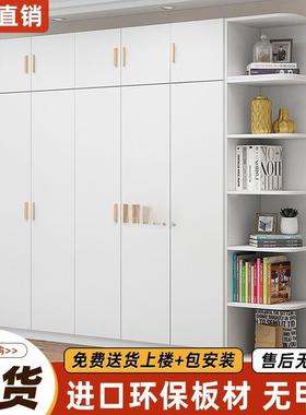 衣欧式柜实对木现代经济型开门用组装卧室衣厨家出YVC租房大容量